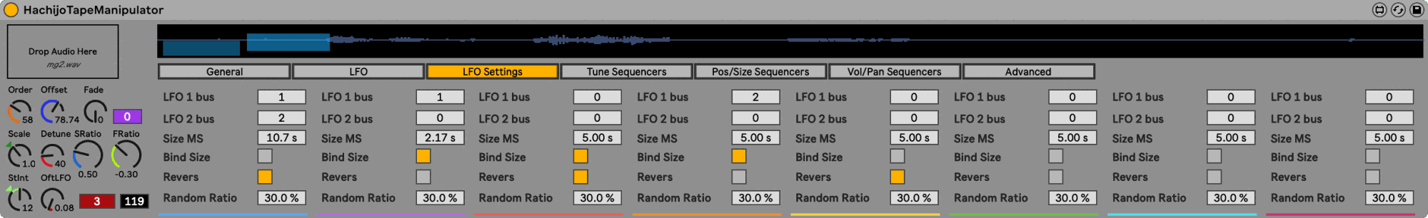 Tape Manipulators'LFO